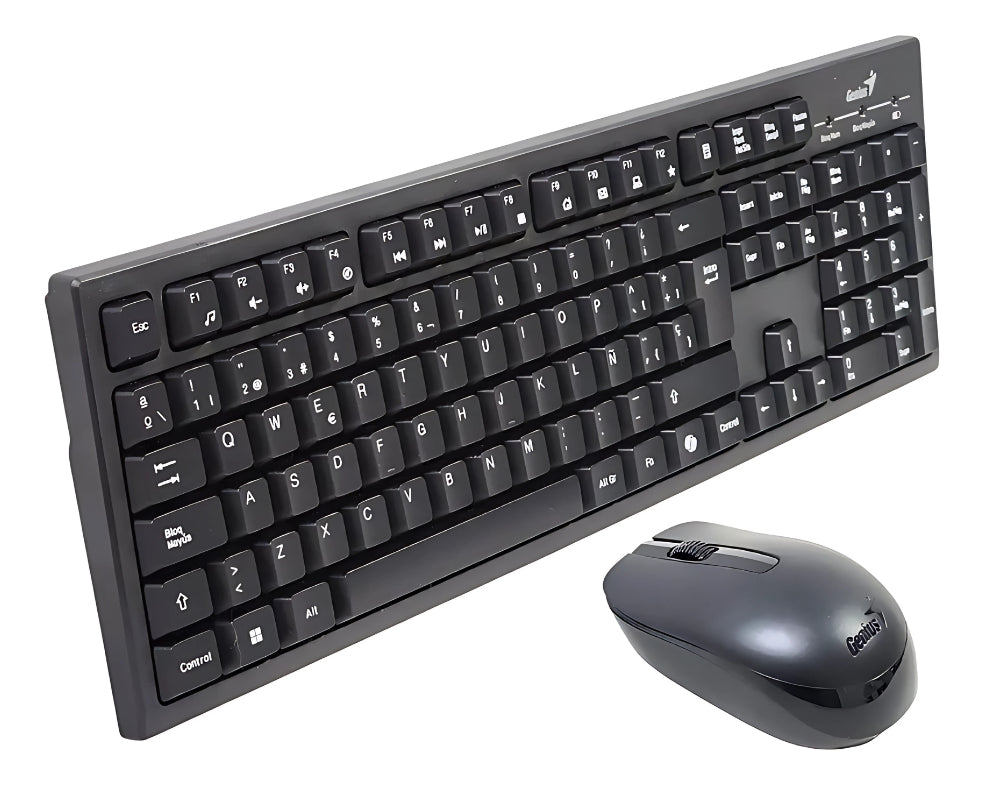 Kit Mouse Teclado Inalámbrico Km8101 Ai Copilot Genius