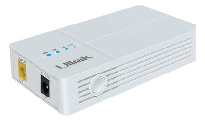 Mini Ups Respaldo Energía 12v 24w Modem Cámaras Ulink Blanco