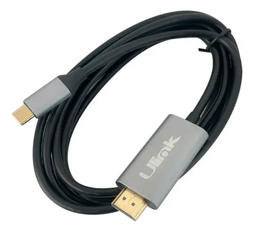 Cable Usb-c A Hdmi 4k 60hz 1.8m Ulink Negro Modelo Ul-chdmi180