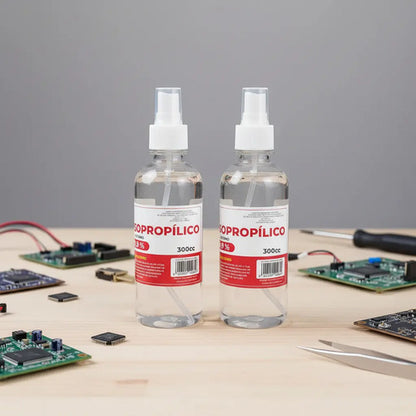 Pack 2 Alcohol Isopropílico 99% Pureza 300cc Difusor Utek