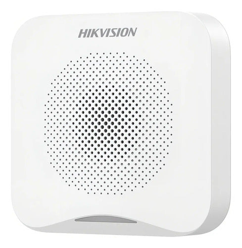 Sirena Interior Inalambrica Alarma Hikvision Axhome Color Blanco