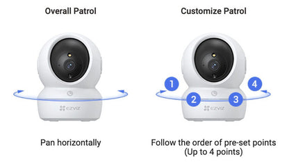 Cámara Seguridad H6c Pro 3k Visión Nocturna 5mp Ezviz Blanco