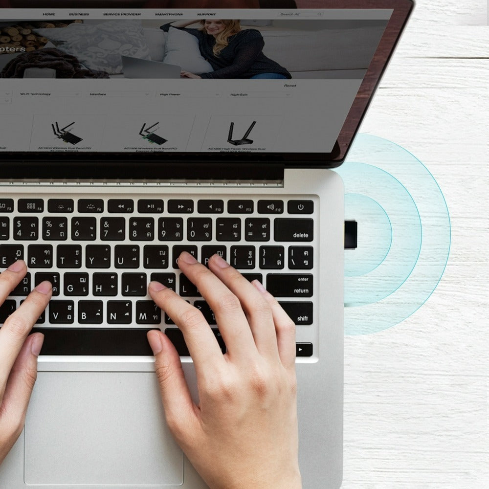 Adaptador Usb  Wifi Tplink T2u Nano Dualband Ac600