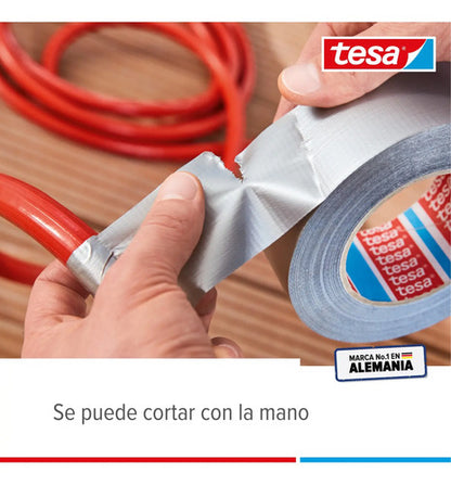 Cinta Duct Tape Tesa Universal Gris Extra Fuerte De Tesa Gris Liso