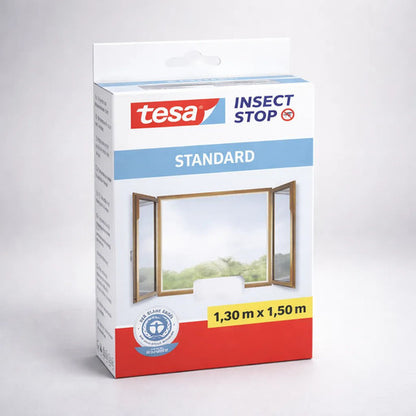 Malla Mosquitera Ventanas 1,3m X 1,5m Tesa Blanca Blanco
