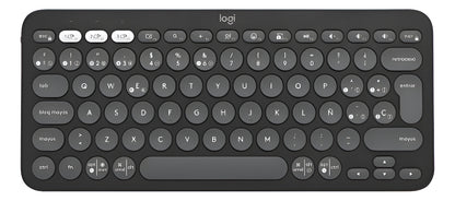Teclado Bluetooth Compacto Pebble Keys 2 K380s Grafito