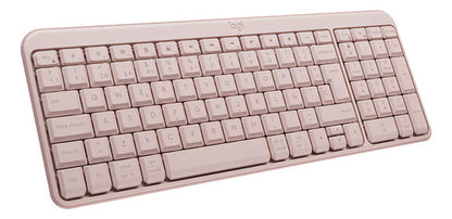 Teclado Inalámbrico Bluetooth Logitech K250 Rosado Rosa Español España