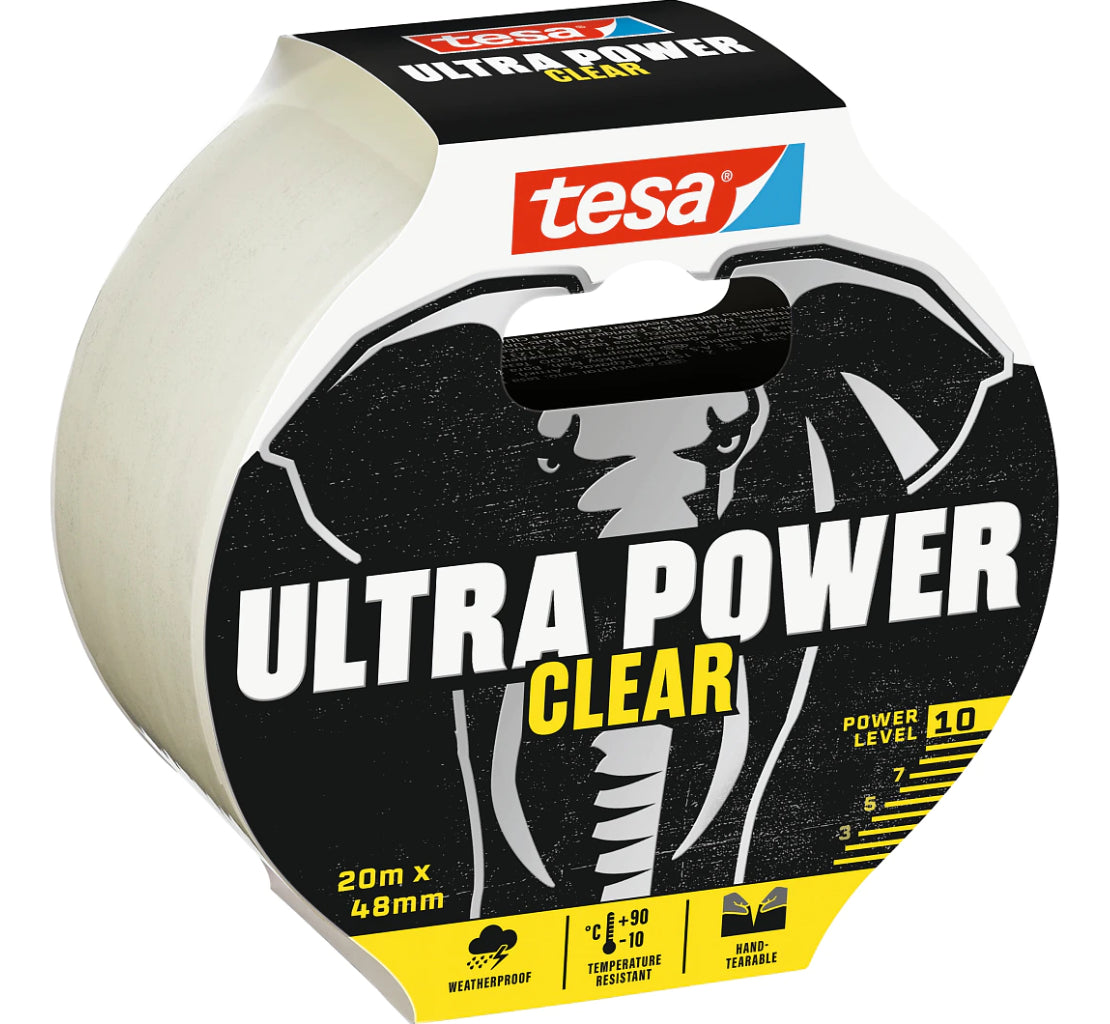 Cinta Reparación Ultra Power Invisible 20m X 48mm Tesa®