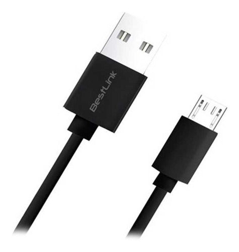 Cable Usb A Micro Usb Carga Rápida 2 Metros 2,4 Amp