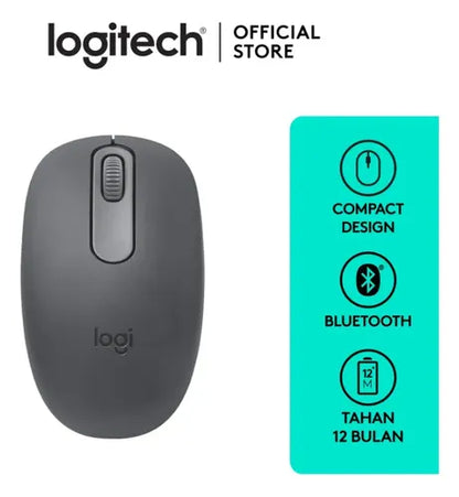 Pack 2 Mouses Logitech M196 Bluetooth Ligero Compacto Negro