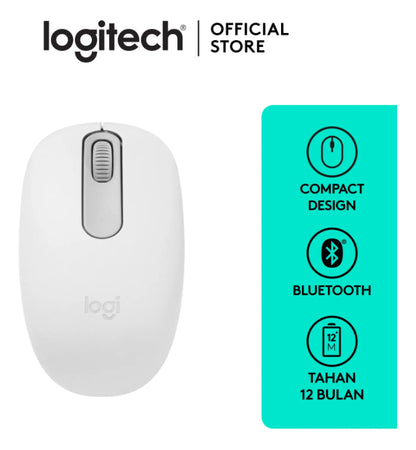 Mouse Inalámbrico Logitech Bluetooth M196 Blanco