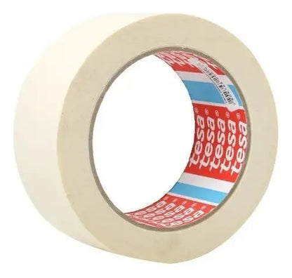 Pack 2 Cintas De Enmascarar Masking Tape Tesa 40mt X 48mm Blanco Lisa