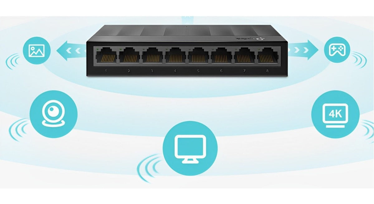 Switch 8 Puertos Gigabit Tp-link Litewave Ls1008g