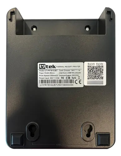 Impresora Térmica Ut-prt810ubt Pos 80mm Usb Bluetooth Utek Negro