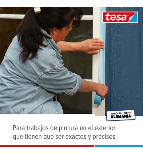Cinta Masking Tape Exterior 25mt X 38mm Tesa Azul Acero Masking Tape