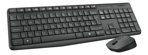 Kit Teclado Mouse Inalámbrico Mk235 Logitech Español España