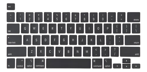 Protector Teclado Mac Ingles Pro 16 New Pro 13.3 M1 Touchbar