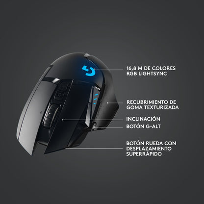 Mouse Gamer Inalámbrico G502 25k Dpi Rgb Lightspeed Logitech