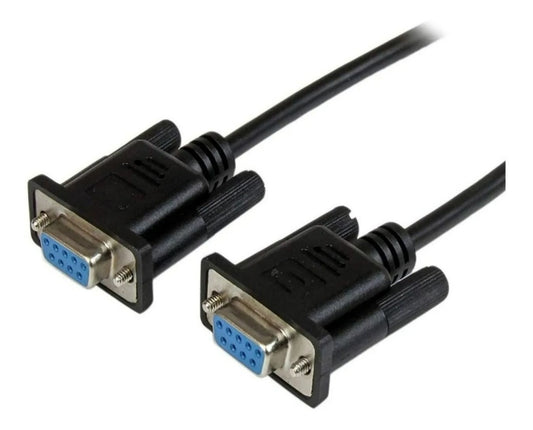 Cable Serial Rs232 Conector Db9 Hembra Hembra 1mt