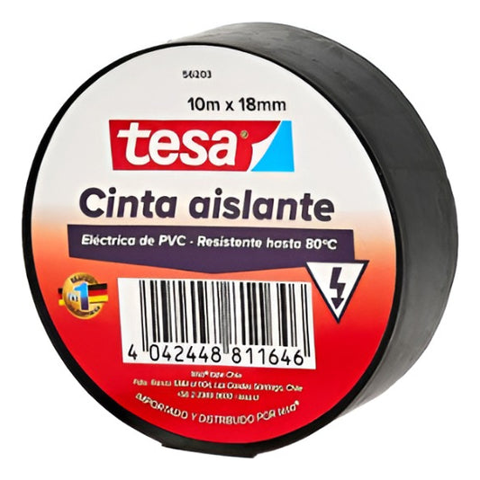 Cinta Aislante Pvc 10 Metros X 18mm Tesa
