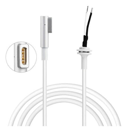 Pack 2 Cables Genéricos Para Macbook Air Pro Retina Magsafe1 Blanco