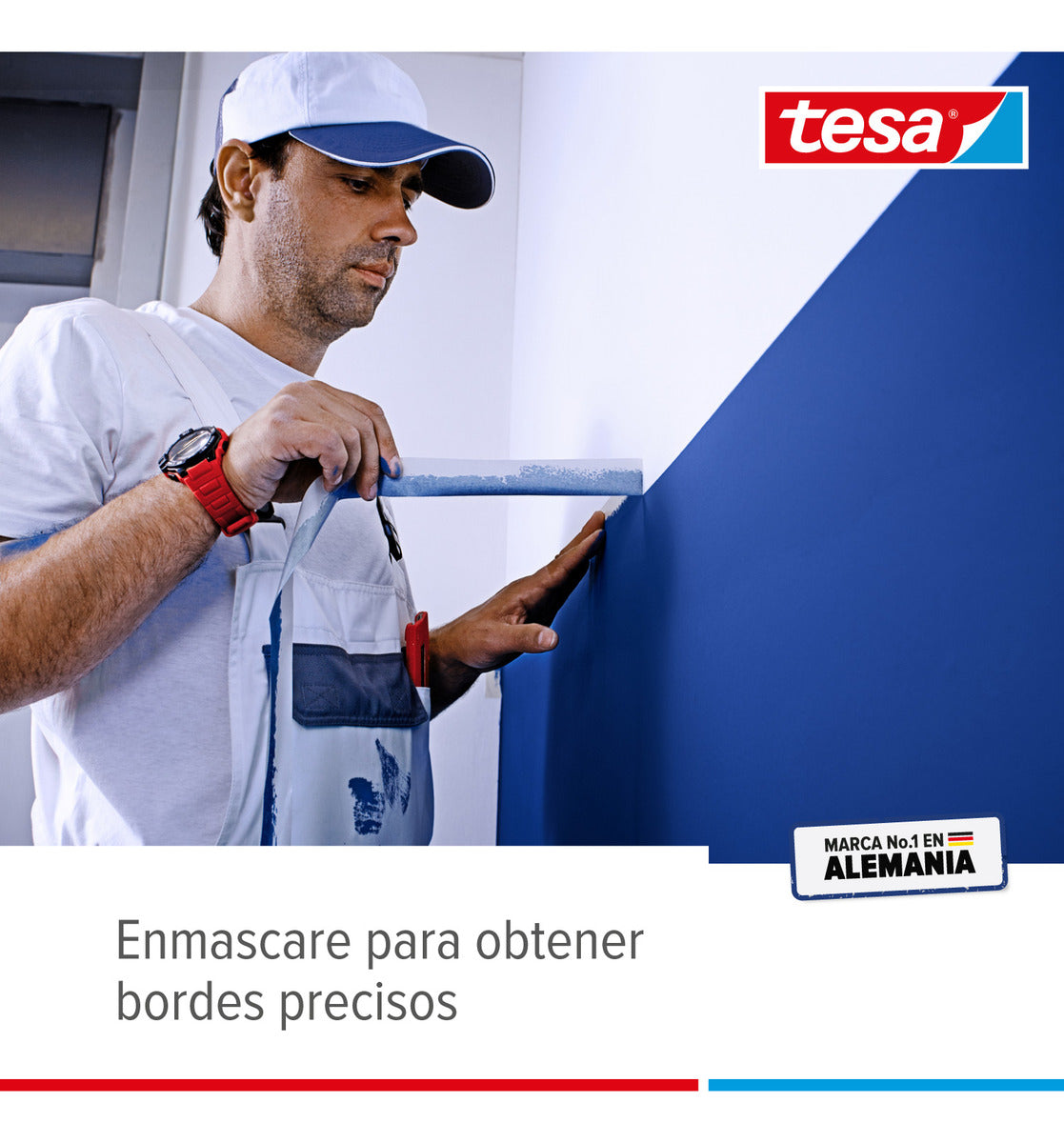 Kit Pintor 4 Cintas De Enmascarar Plástico Protector Bandeja