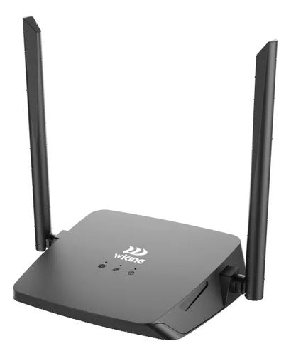 Router Wifi Wiking 2.4ghz 300mbps 5fe Negro