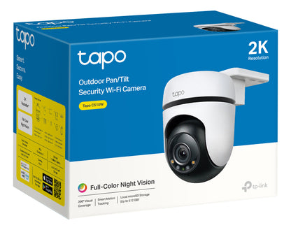 Camara Seguridad Wifi C510w 2k Full Color 360° Exterior Tapo