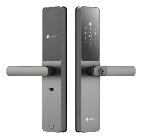 Cerradura Inteligente Dl05 Wifi Huella Wbcp Ezviz Pack 2 Negro