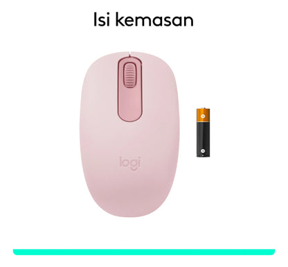 Mouse Inalámbrico Logitech Bluetooth M196 Rosa