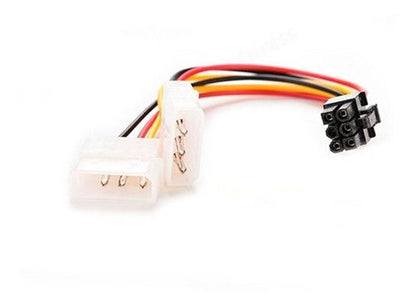 Cable Video Pci Express 6 Pines A 2 Molex 4 Pines