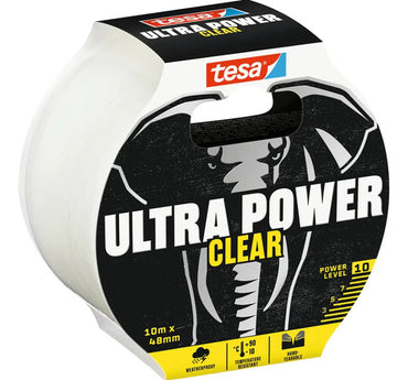 Cinta Reparación Ultra Power Clear Invisible 10mx48mm Tesa® Transparente Lisa