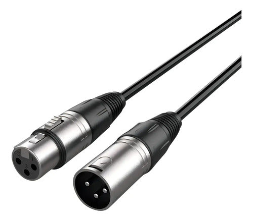 Cable De Audio Xlr Macho Hembra De 3 Mts Ul-mic-x2003