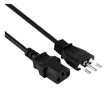 Cable De Poder Para Pc 250v 10amp 100% Cobre 1.8 Metros