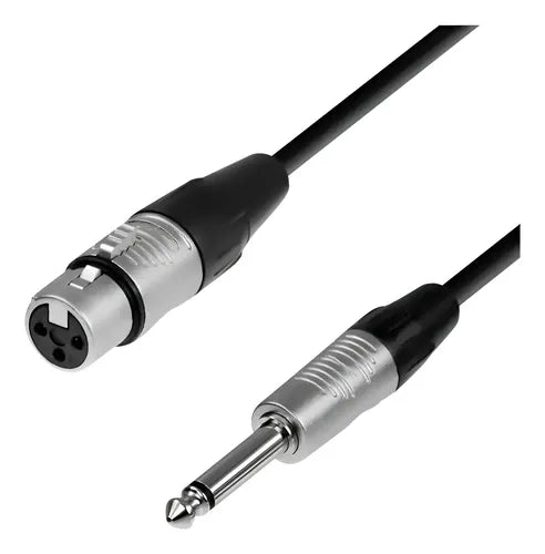 Cable Audio Xlr Hembra Jack Mono 6 Metros Ul-mic-xj6006