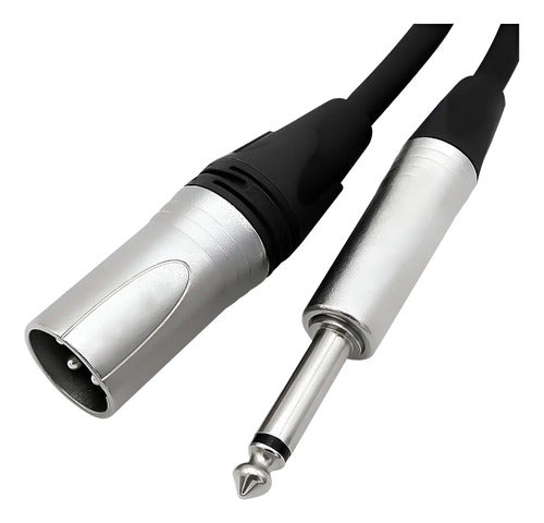 Cable Audio Xlr Macho Jack Mono 10 Metros Ul-mic-xj4010