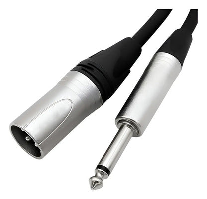 Cable Audio Xlr Macho Jack Mono 10 Metros Ul-mic-xj4010