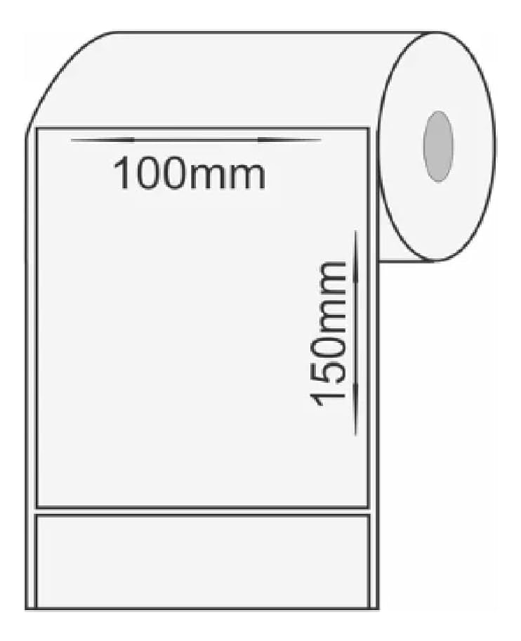 Rollo 500 Etiquetas Térmicas Adhesivas 100 X 150 Mm