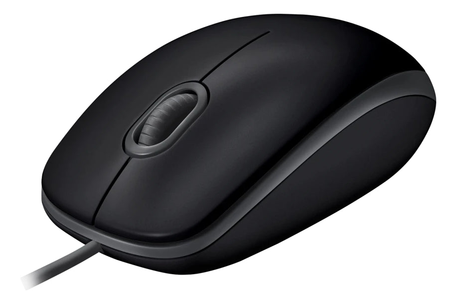 Mouse Alámbrico Usb Logitech M110 Click Silencioso Negro