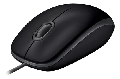 Mouse Alámbrico Usb Logitech M110 Click Silencioso Negro