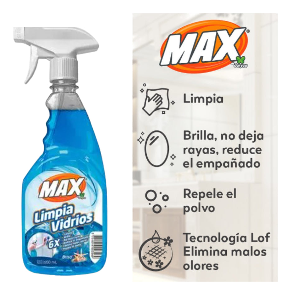 Limpiavidrios Gatillo Multiuso 650 Ml Aroma Brisa