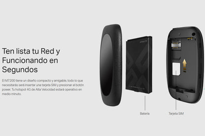 Router Inalámbrico M7200 Wifi Móvil 4g Lte Tp-link