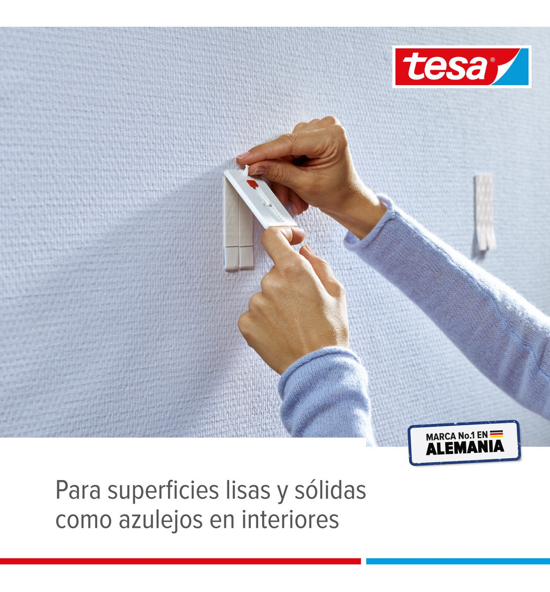 Clavo Adhesivo Ajustable Tesa Superficies Delicadas 2kg