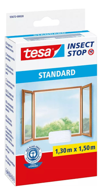 Pack X 3 Malla Mosquitera Ventanas 1,3m X 1,5m Blanca Tesa