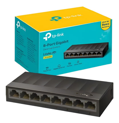 Switch 8 Puertos Gigabit Tp-link Litewave Ls1008g