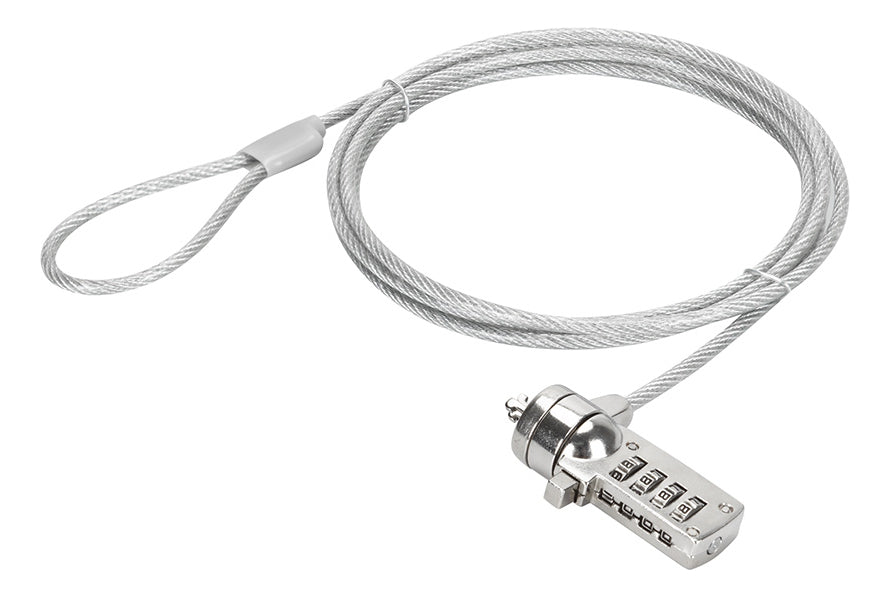 Candado Universal Notebook Clave 1.8 Metros Cable Reforzado