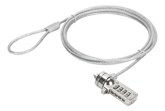 Candado Universal Notebook Clave 1.8 Metros Cable Reforzado