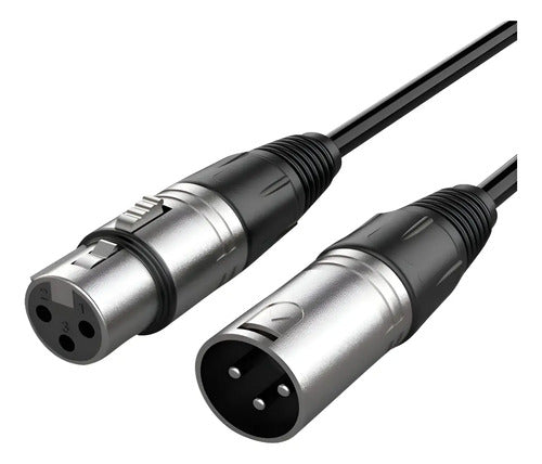 Cable Audio Xlr Macho Hembra 3 Metros Ulink Profesional