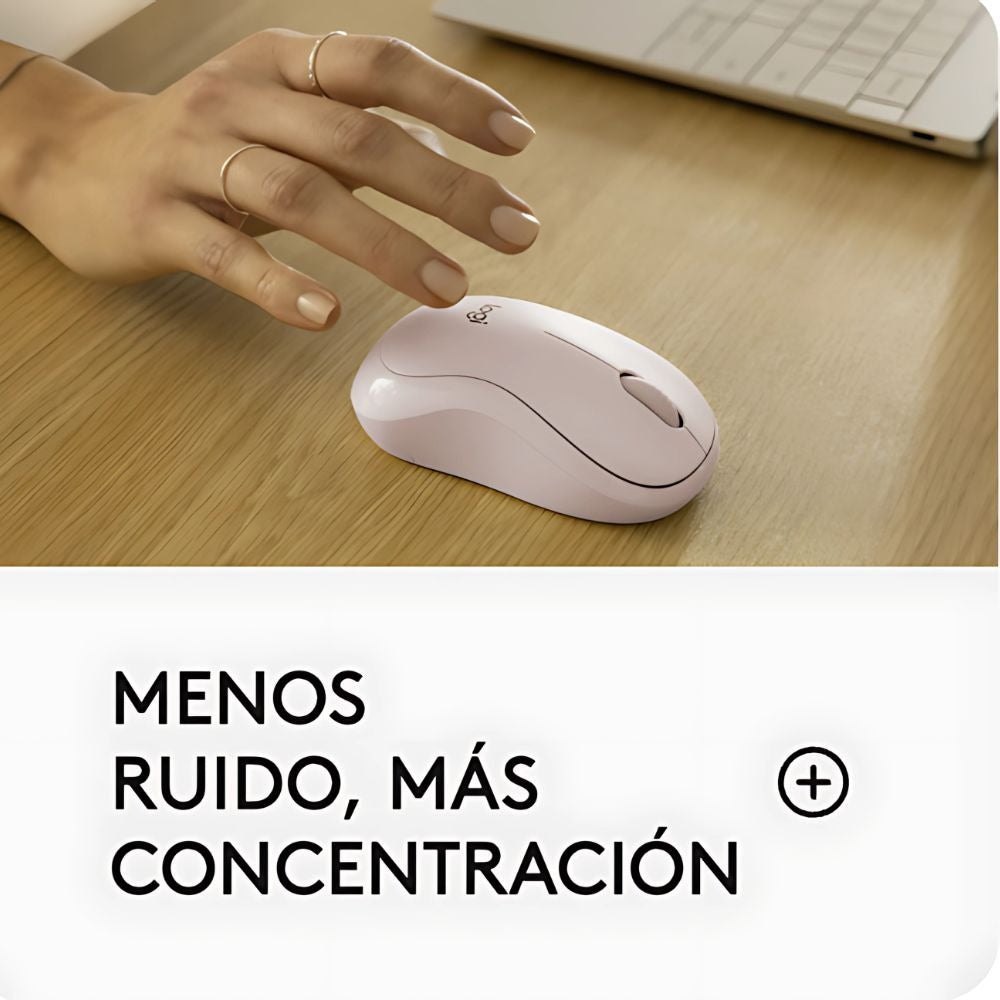 Mouse Inalámbrico Clicks Silencioso M240 Logitech Grafito