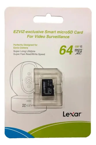 Tarjeta Memoria Ezviz Cscmt 64 Gb Micro Sd Alta Velocidad